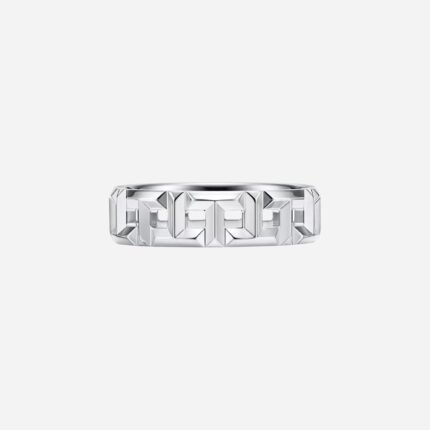 Pre-Owned Tiffany T True Wide Ring in 18K White Gold