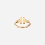 Pre-Owned Tiffany T Turquoise Wire Ring in 18K Yellow Gold - Image 2