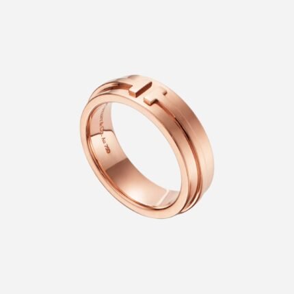 Pre-Owned Tiffany T Wide Ring in 18K Rose Gold