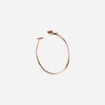 Pre-Owned Tiffany T Wire Hoop Earrings in 18K Rose Gold - Image 3
