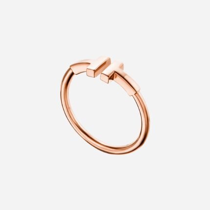 Pre-Owned Tiffany T Wire Ring in 18K Rose Gold