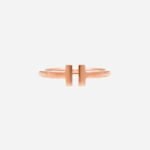 Pre-Owned Tiffany T Wire Ring in 18K Rose Gold - Image 3