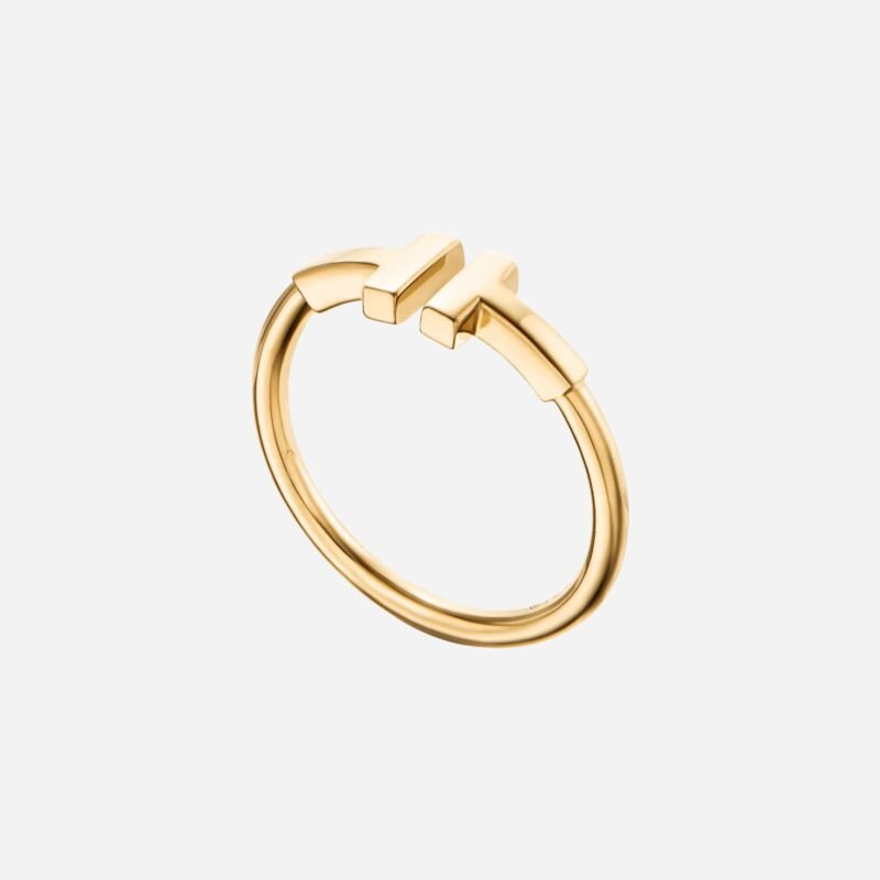 Pre-Owned Tiffany T Wire Ring in 18K Yellow Gold