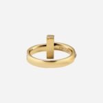 Pre-Owned Tiffany T1 Narrow Ring in 18K Yellow Gold with Diamonds - Image 2