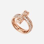 Pre-Owned Tiffany T1 Ring in 18K Rose Gold with Diamonds