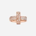 Pre-Owned Tiffany T1 Ring in 18K Rose Gold with Diamonds - Image 3
