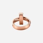 Pre-Owned Tiffany T1 Ring in 18K Rose Gold with Diamonds - Image 2
