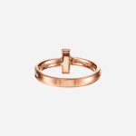 Pre-Owned Tiffany T1 Ring in 18K Rose Gold with Round Brilliant Diamonds - Image 3