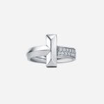 Pre-Owned Tiffany T1 Ring in 18K White Gold with Diamonds - Image 2