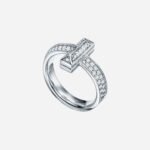 Pre-Owned Tiffany T1 Ring in 18K White Gold with Diamonds - Image 3