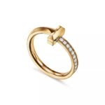 Pre-Owned Tiffany T1 Ring in 18K Yellow Gold with Round Brilliant Diamonds - Image 3