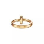 Pre-Owned Tiffany T1 Ring in 18K Yellow Gold with Round Brilliant Diamonds - Image 2