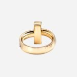 Pre-Owned Tiffany T1 Ring in 18K Yellow Gold with Round Brilliant Diamonds - Image 2
