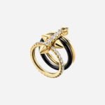 Pre-Owned Tiffany Titan by Pharrell Williams Ring in Titanium, 18K Yellow Gold and Diamonds - Image 3