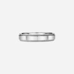 Pre-Owned Tiffany Together Milgrain Band Ring in Platinum, 4 mm Wide - Image 2