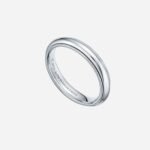 Pre-Owned Tiffany Together Milgrain Band Ring in Platinum, 4 mm Wide