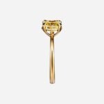 Pre-Owned Tiffany True® Engagement Ring with a Cushion-Cut Yellow Diamond in 18K Yellow Gold - Image 3
