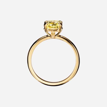 Pre-Owned Tiffany True® Engagement Ring with a Cushion-Cut Yellow Diamond in 18K Yellow Gold
