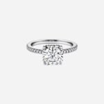 Pre-Owned Tiffany True® Engagement Ring with a Tiffany True® Diamond and a Platinum Diamond Band - Image 3