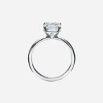 Pre-Owned Tiffany True® engagement ring in platinum with a Tiffany True® square mixed-cut diamond. A modern icon of refined design.