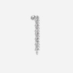 Pre-Owned Tiffany Victoria® Mixed Cluster Drop Earrings in Platinum with Diamonds - Image 3