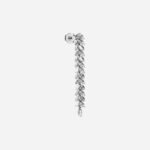 Pre-Owned Tiffany Victoria® Mixed Cluster Drop Earrings in Platinum with Diamonds - Image 2