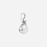 Pre-Owned Tiffany Victoria® Pearl and Diamond Earrings in Platinum with South Sea Cultured Pearls and Round Brilliant Diamonds - Image 2