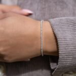 14K Solid Gold 1.79ctw 1.50mm Round Lab Grown Diamond 8.5 inches Classic 4 Prong Tennis Bracelet - Image 2