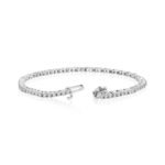 14K Solid Gold 1.79ctw 1.50mm Round Lab Grown Diamond 8.5 inches Classic 4 Prong Tennis Bracelet