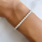 1.75mm Round Lab Diamond 3 Prong Classic Tennis Bracelet