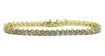 1.75mm Round Lab Diamond 3 Prong Classic Tennis Bracelet