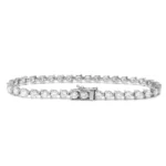 1.75mm Round Lab Diamond 3 Prong Classic Tennis Bracelet