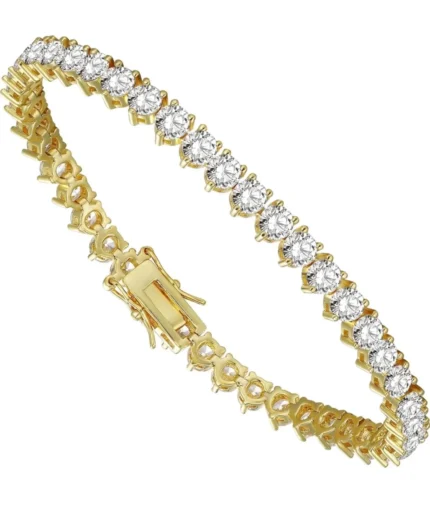 1.75mm Round Lab Diamond 3 Prong Classic Tennis Bracelet
