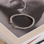 1.75mm Round Lab Diamond 3 Prong Classic Tennis Bracelet