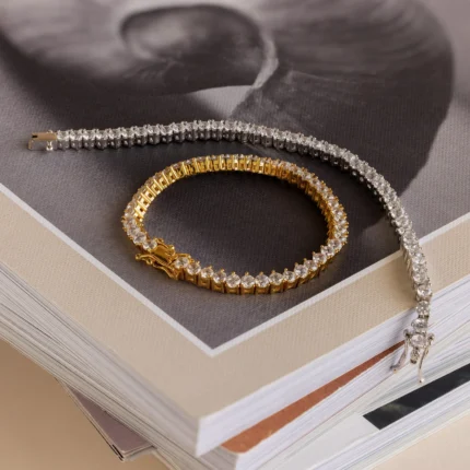 1.75mm Round Lab Diamond 3 Prong Classic Tennis Bracelet