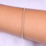 14K Solid Gold 1.19ctw 1.75mm Round Lab Grown Diamond 5.0 inches Classic 4 Prong Tennis Bracelet