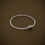 14K Solid Gold 2.82ctw 2.0mm Round Lab Grown Diamond 8.5 inches Classic 4 Prong Tennis Bracelet - Image 4