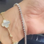 2.75mm Round Lab Diamond 3 Prong Classic Tennis Bracelet