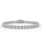2.75mm Round Lab Diamond 3 Prong Classic Tennis Bracelet