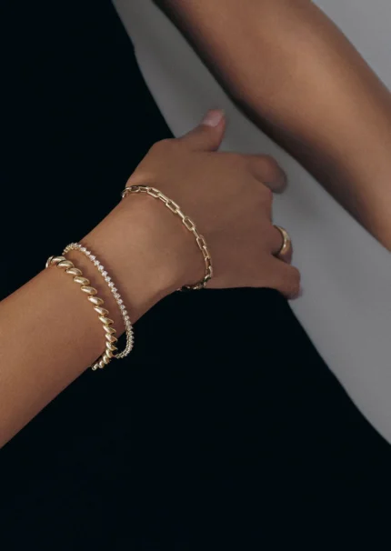 3.40mm Round Lab Diamond 3 Prong Classic Tennis Bracelet