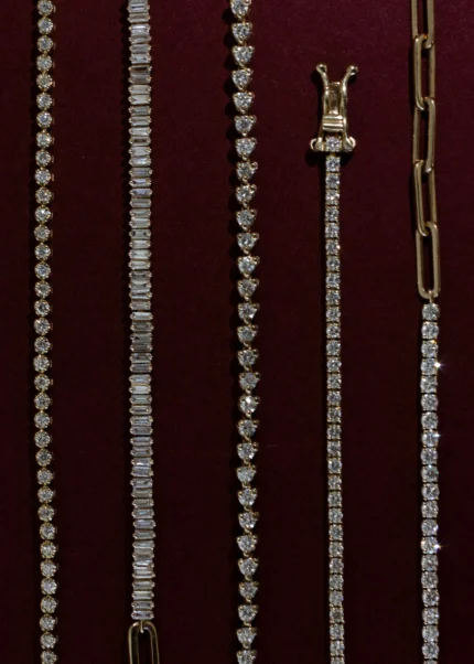 3.40mm Round Lab Diamond 3 Prong Classic Tennis Bracelet