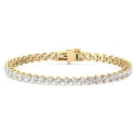 2.75mm Round Lab Diamond 3 Prong Classic Tennis Bracelet