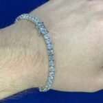 1.50mm Round Lab Diamond 4 Prong Light Weight Tennis Bracelet