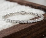 1.50mm Round Lab Diamond 4 Prong Light Weight Tennis Bracelet
