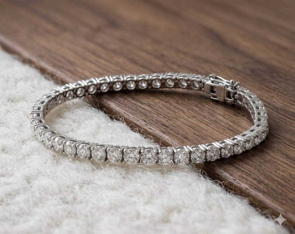 1.50mm Round Lab Diamond 4 Prong Light Weight Tennis Bracelet