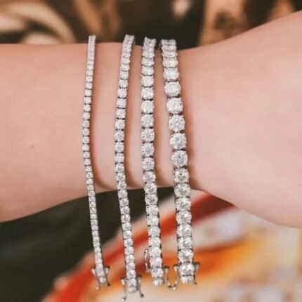 1.75mm Round Lab Diamond 4 Prong Light Weight Tennis Bracelet