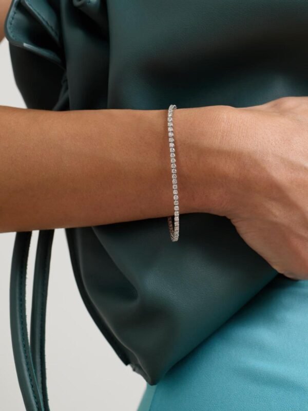 1.75mm Round Lab Diamond 4 Prong Light Weight Tennis Bracelet