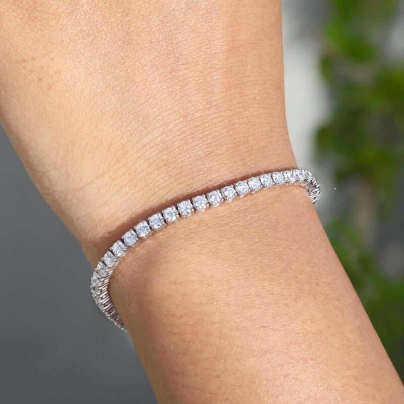 1.75mm Round Lab Diamond 4 Prong Light Weight Tennis Bracelet