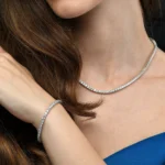 3.00mm Round Lab Diamond 4 Prong Light Weight Tennis Bracelet