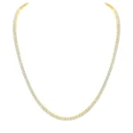 5.50mm Round Lab Diamond 4 Prong Classic Tennis Necklace